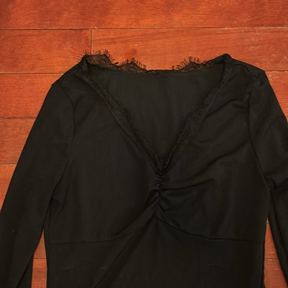 Shein ribbed sweater top - Picture 3 of 8